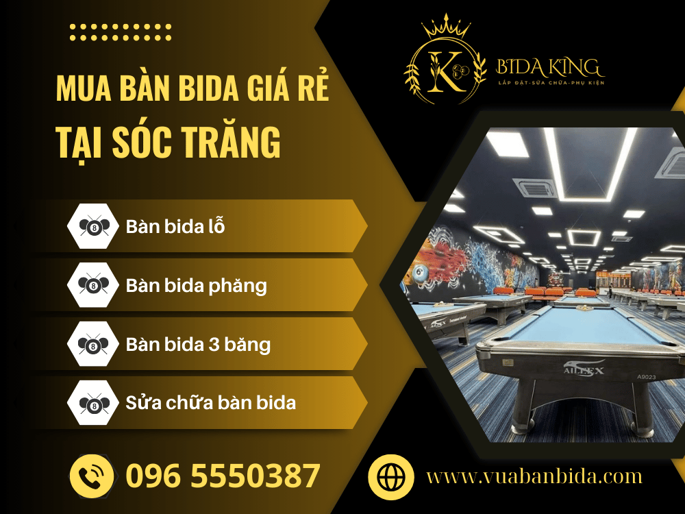 mua ban bida gia rẻ tại Sóc Trăng