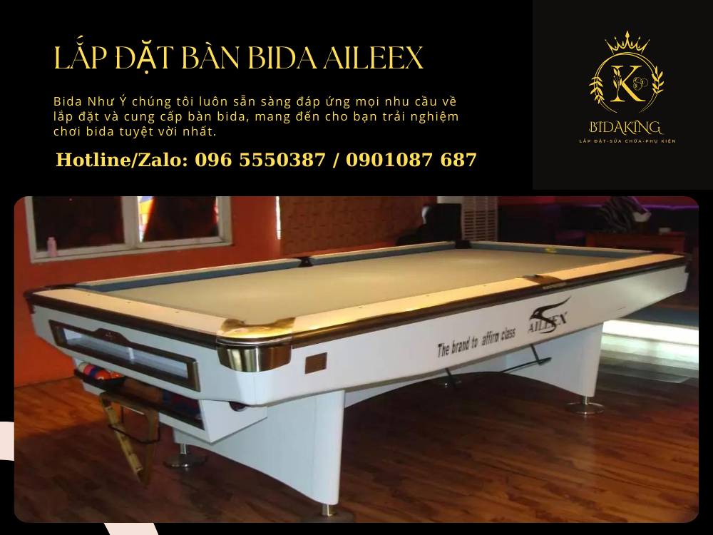 Lắp đặt Bàn Bida Aileex 3