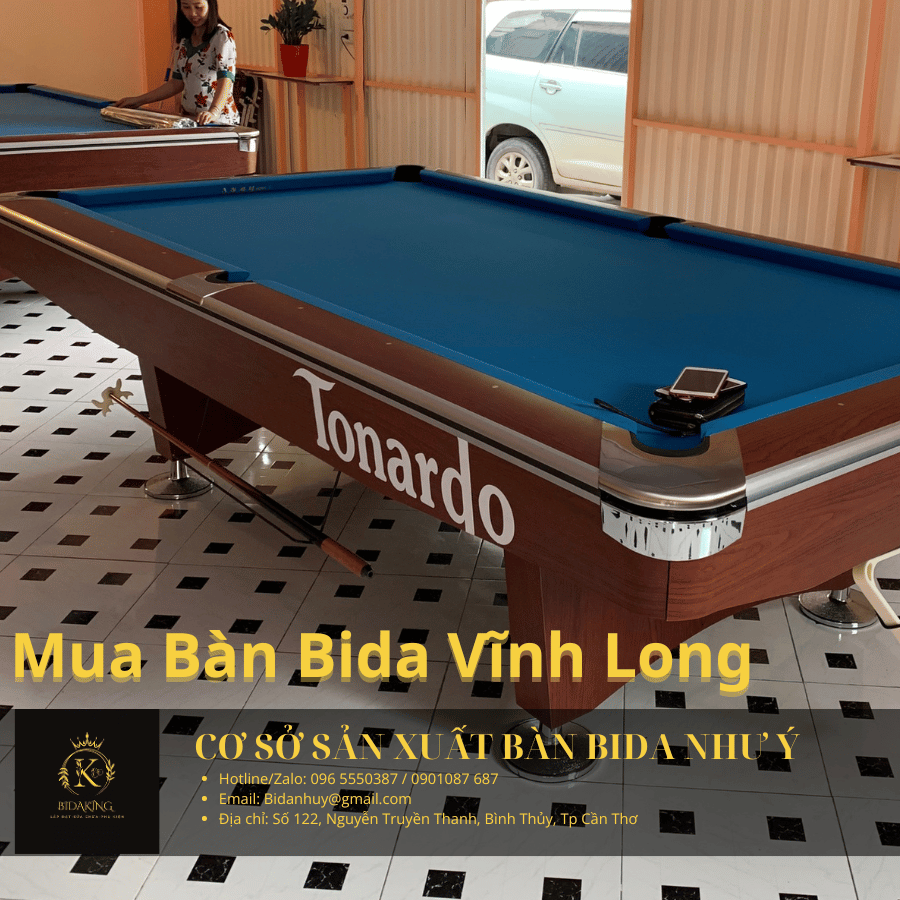 Địa Chỉ Mua Bàn Bida Uy Tín Tại Vĩnh Long